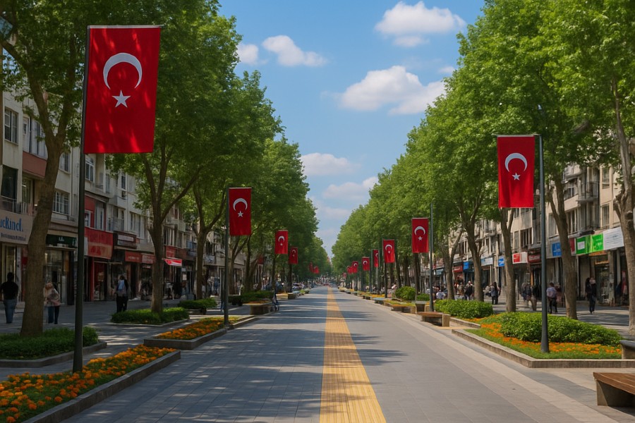 بلوار آتاتورک ایغدیر، دیدنی های ایغدیر